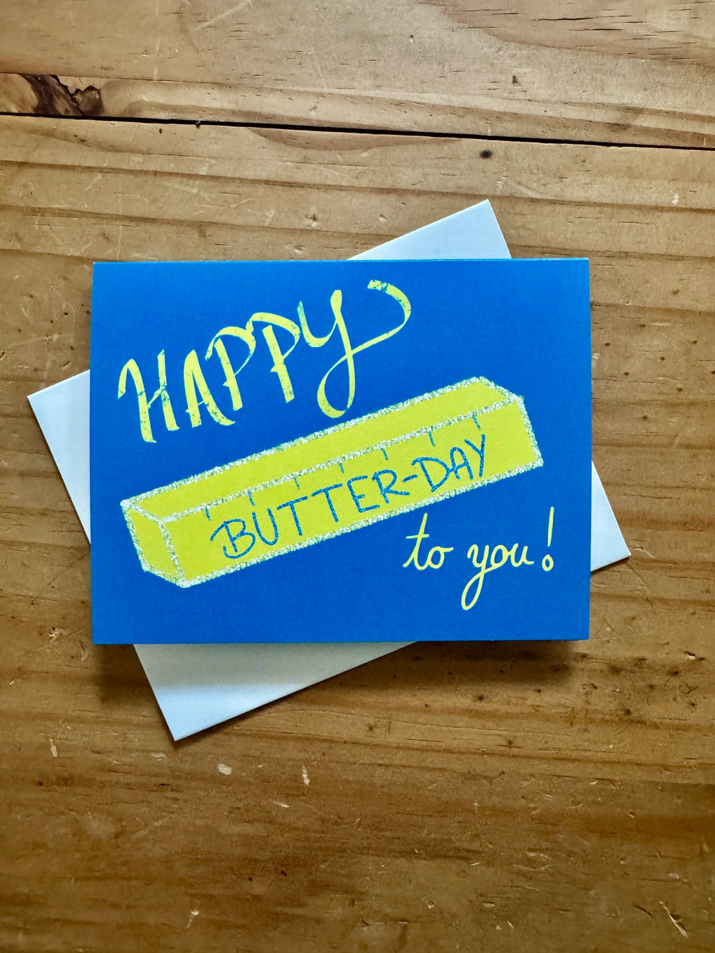 Butter Birthday Greeting Card