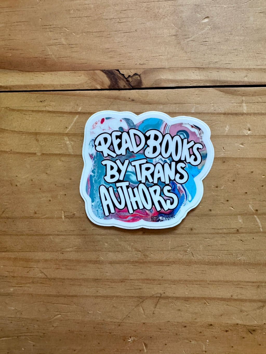 Read Books By Trans Authors Sticker