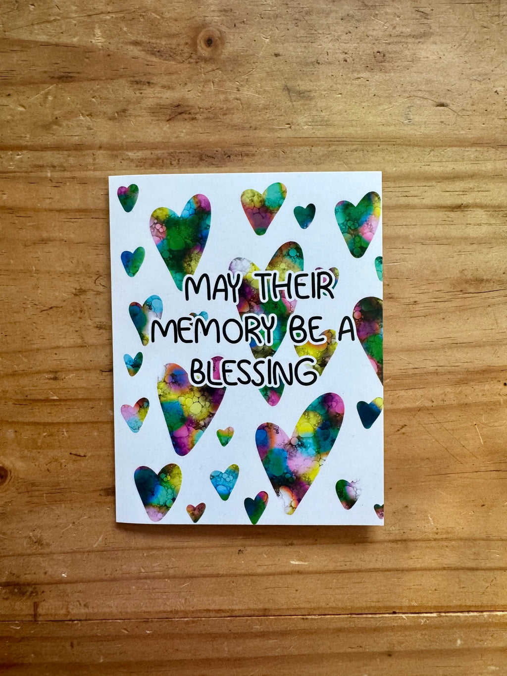 May Their Memory Be a Blessing Greeting Card