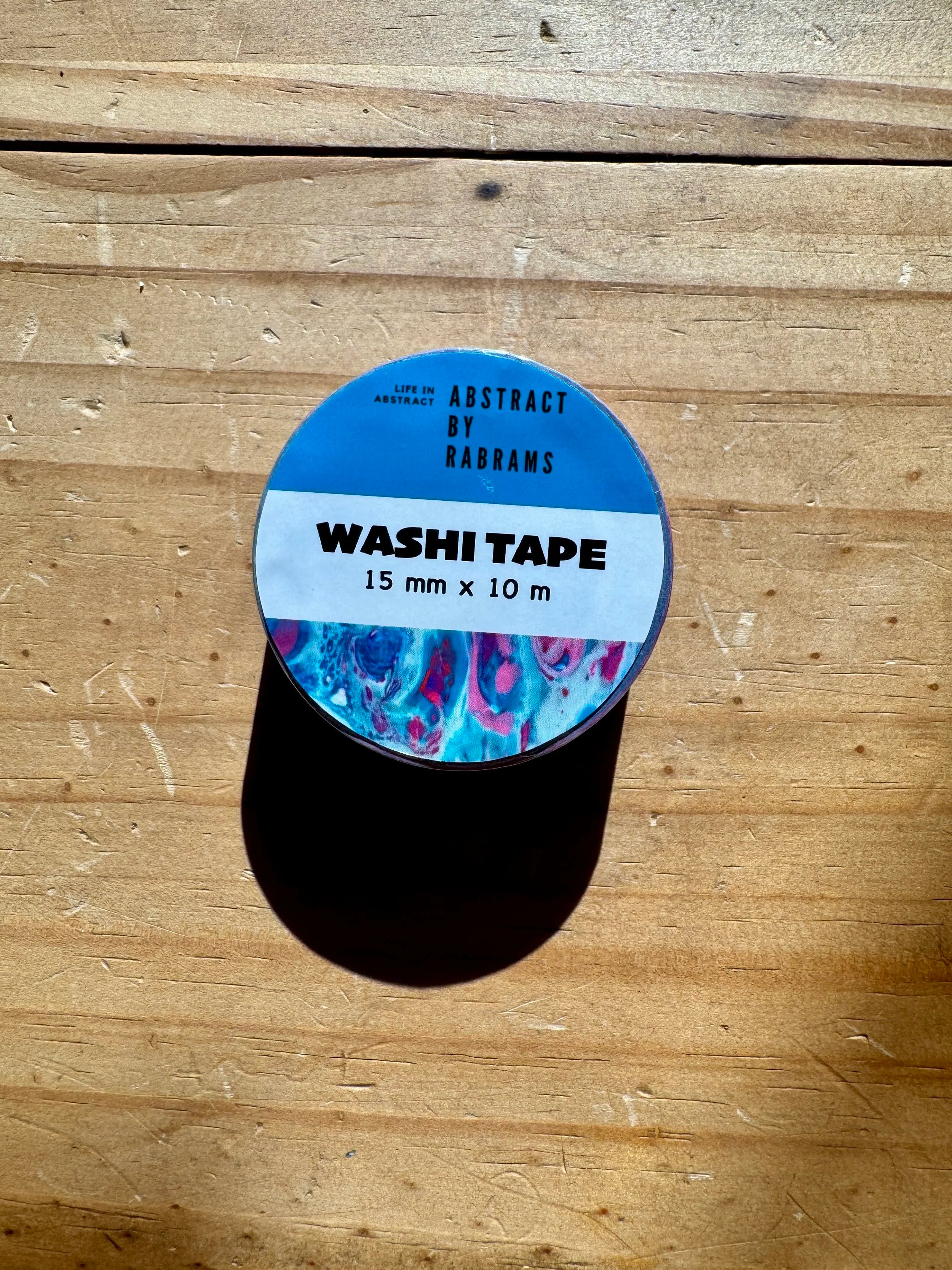 Abstract Pink and Blue Washi Tape