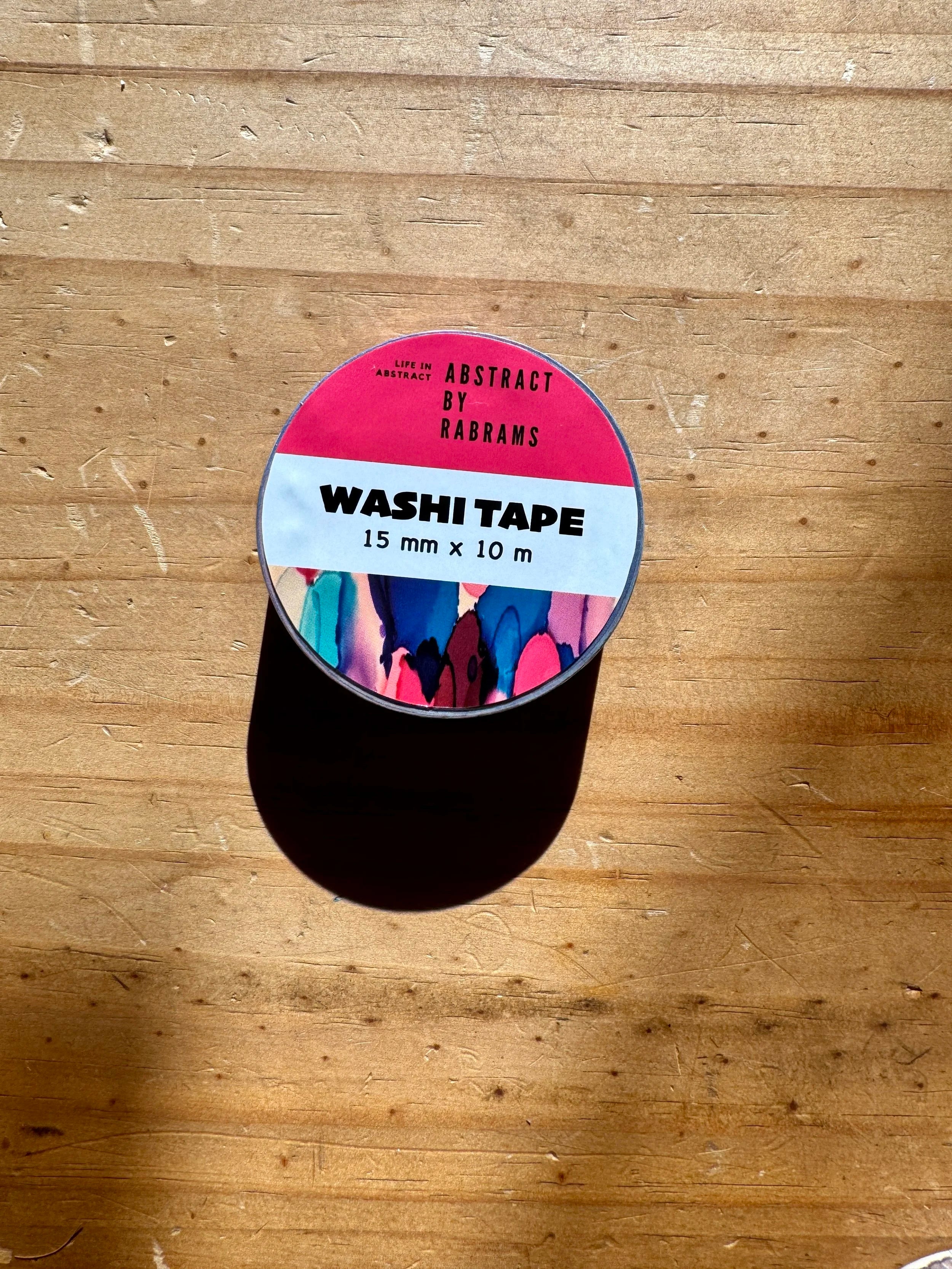Abstract Pink, Blue and Purple Dots Washi Tape
