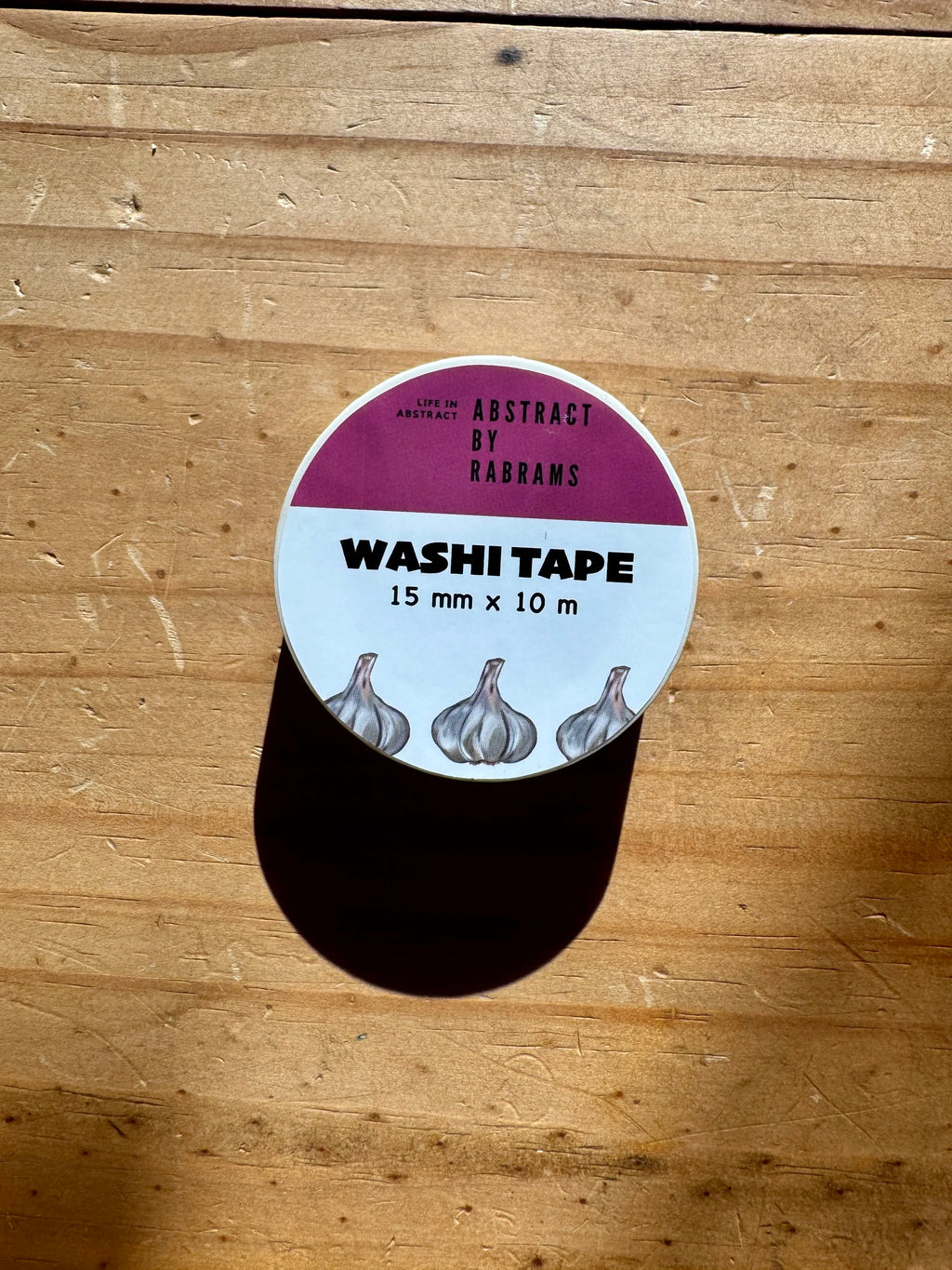 Garlic Washi Tape