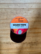 Abstract Pink and Orange Washi Tape