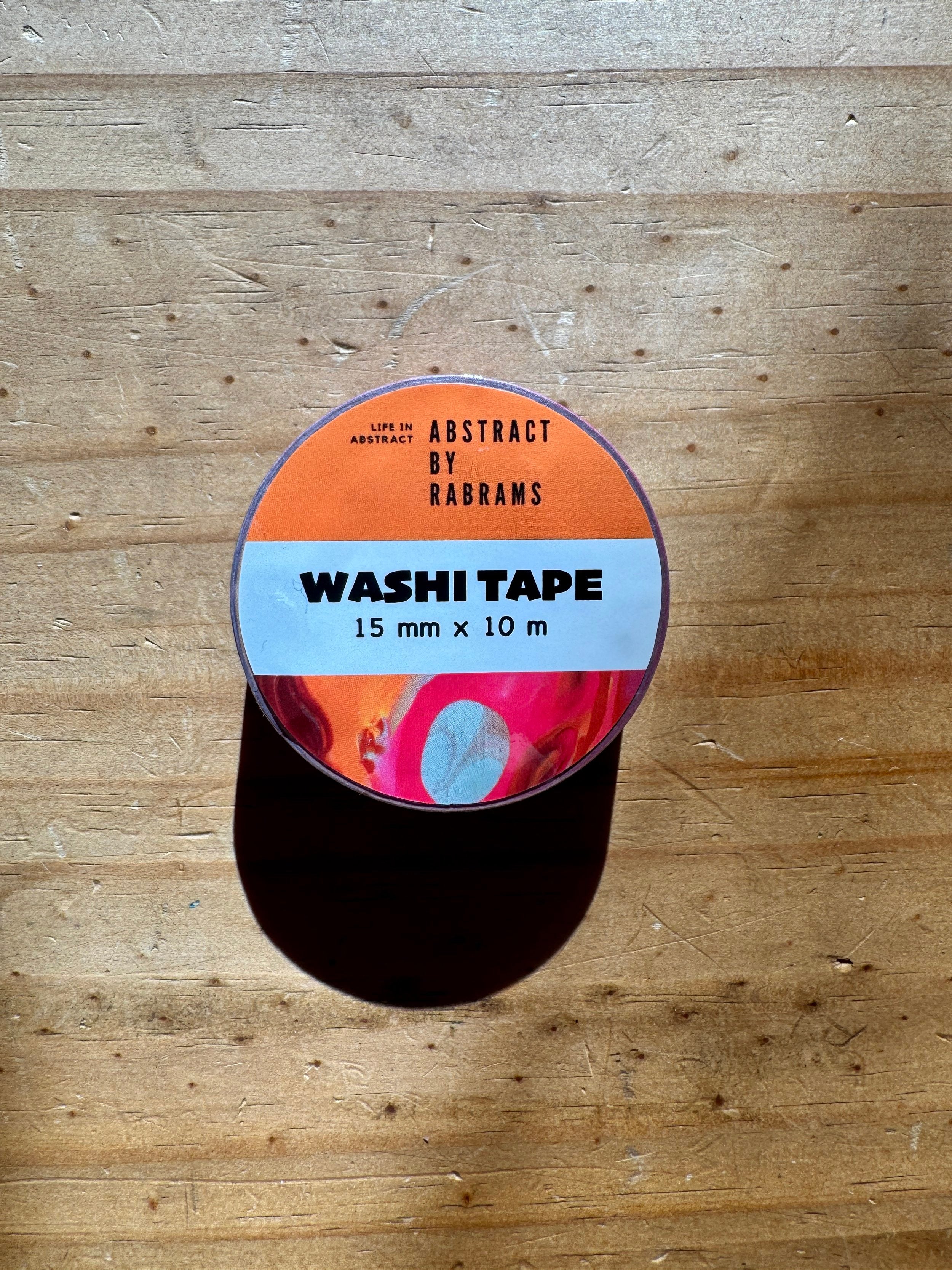 Abstract Pink and Orange Washi Tape