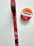 Abstract Pink and Orange Washi Tape