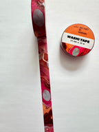 Abstract Pink and Orange Washi Tape