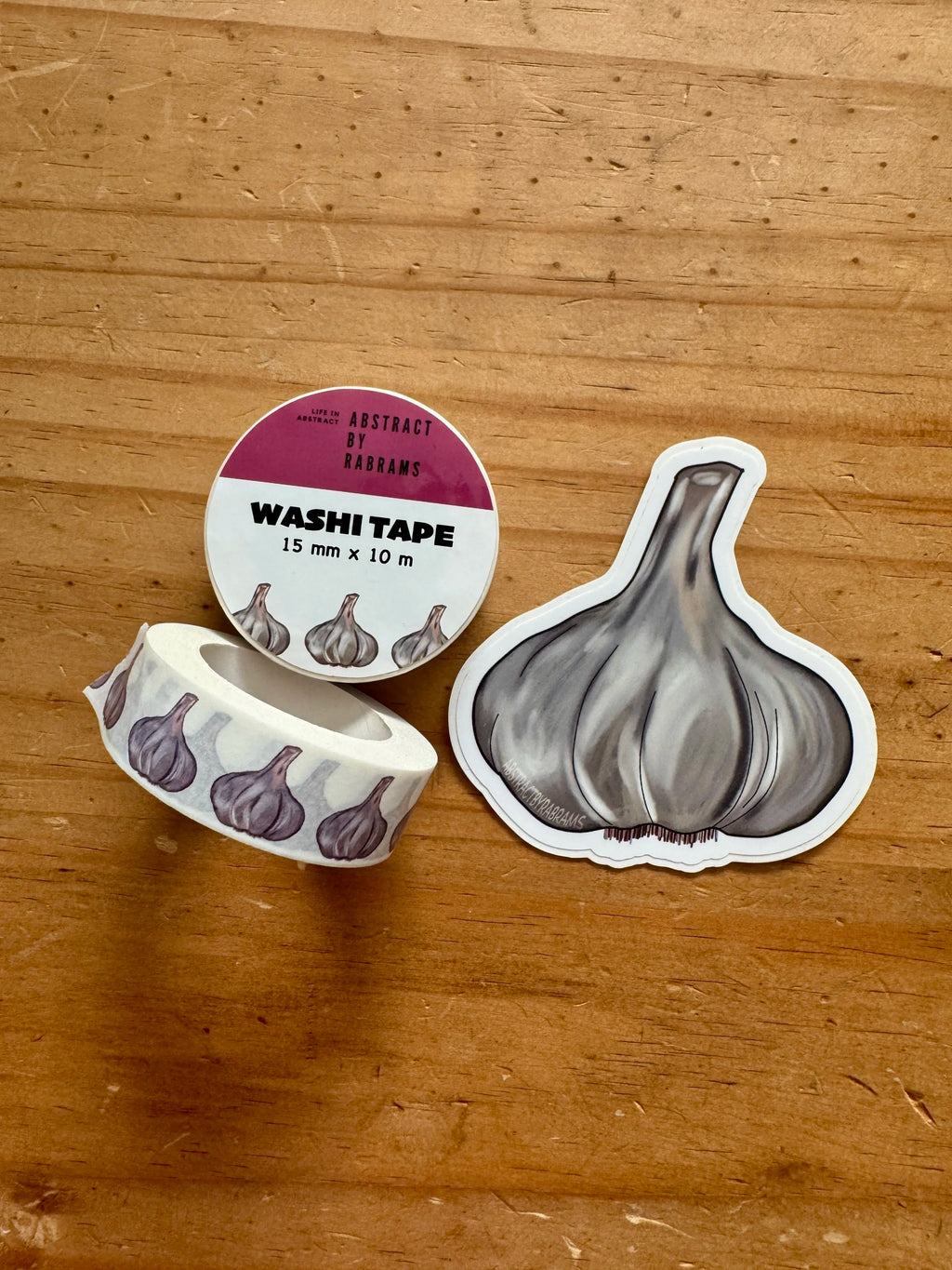Garlic Washi Tape