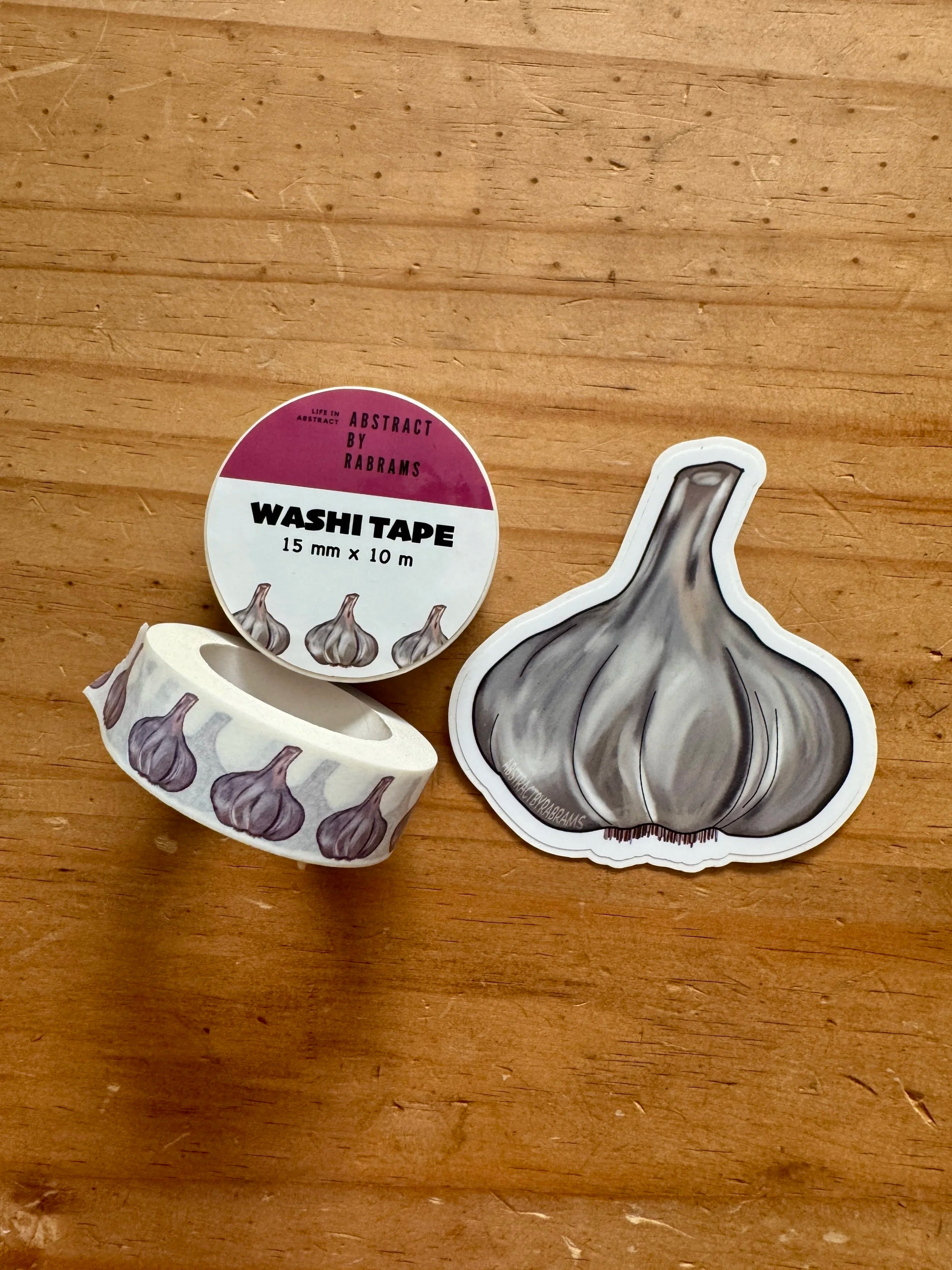 Garlic Washi Tape