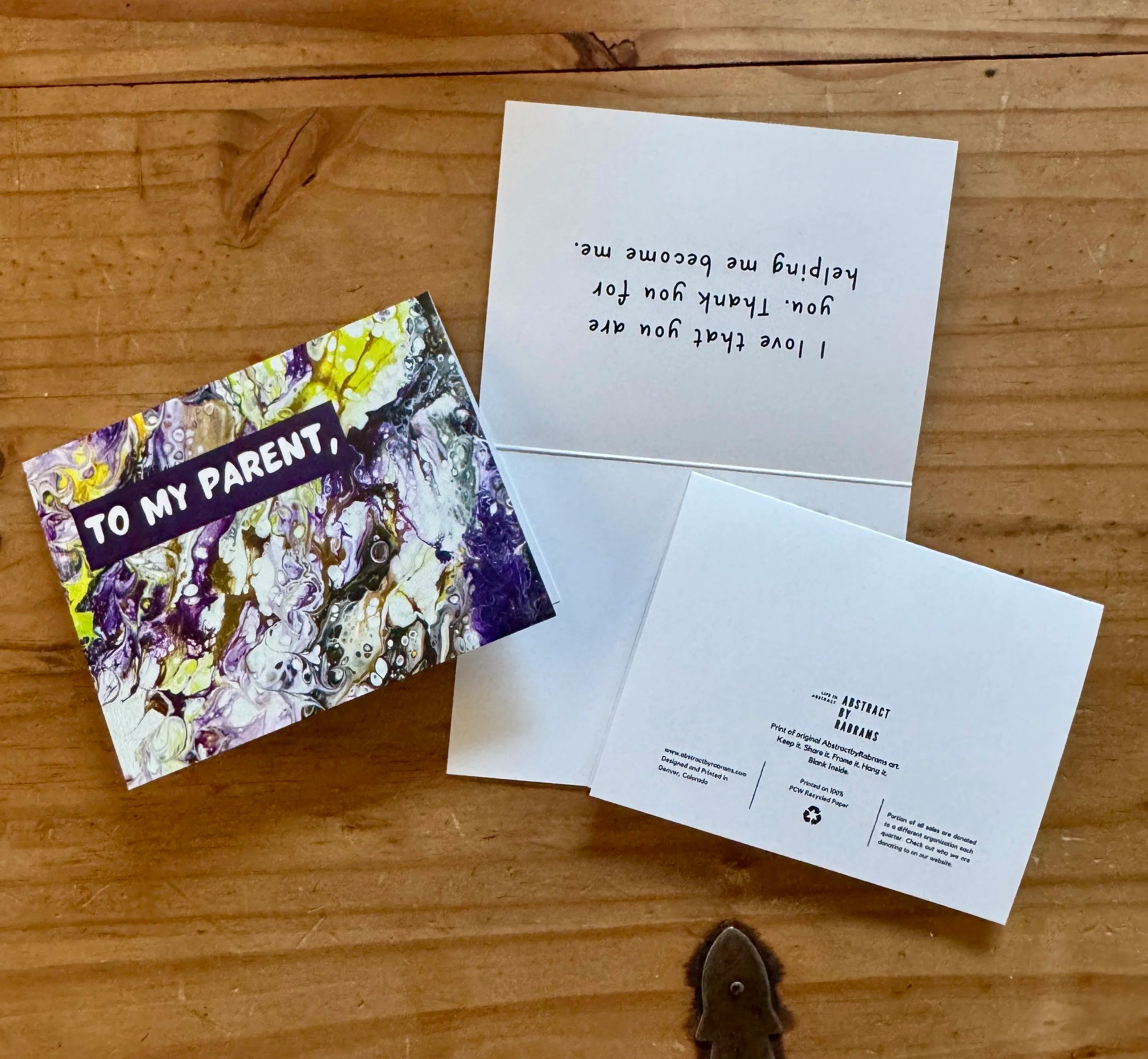 B-Grade Subtle Non-Binary Parent Greeting Card - Nonbinary Parent