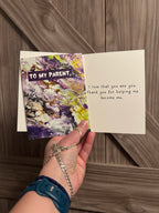 Subtle Nonbinary Parent Greeting Card - "To my Parent"