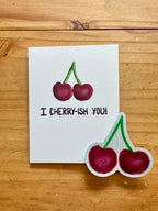 Hand Drawn Cherry Sticker