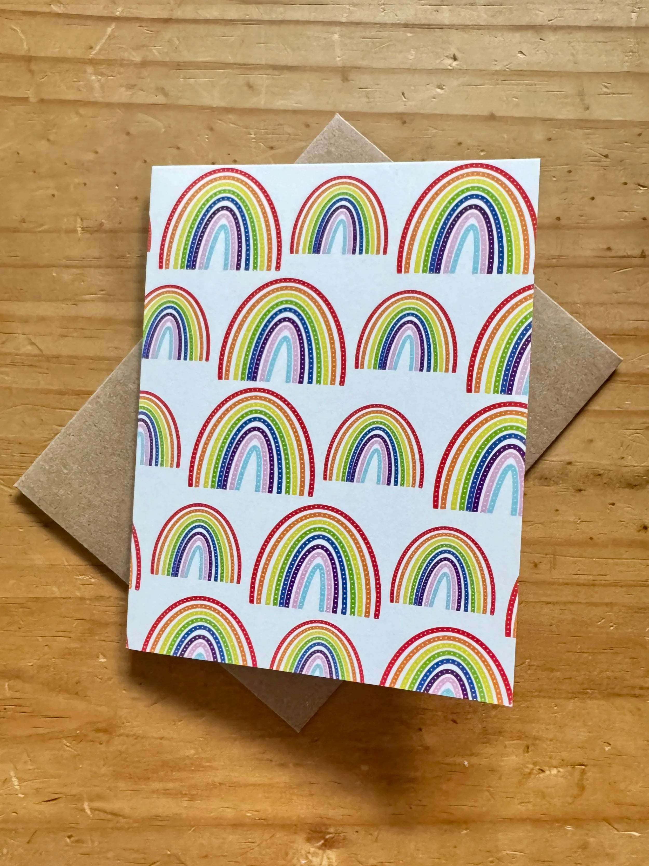 Progress Pride Rainbow Greeting Card