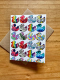 Rainbow Ducks Greeting Card - LGBTQ