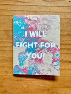 I Will Fight For You Trans Greeting Card
