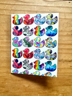 Rainbow Ducks Greeting Card - LGBTQ