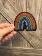Fiber Arts Progress Pride Rainbow Sticker