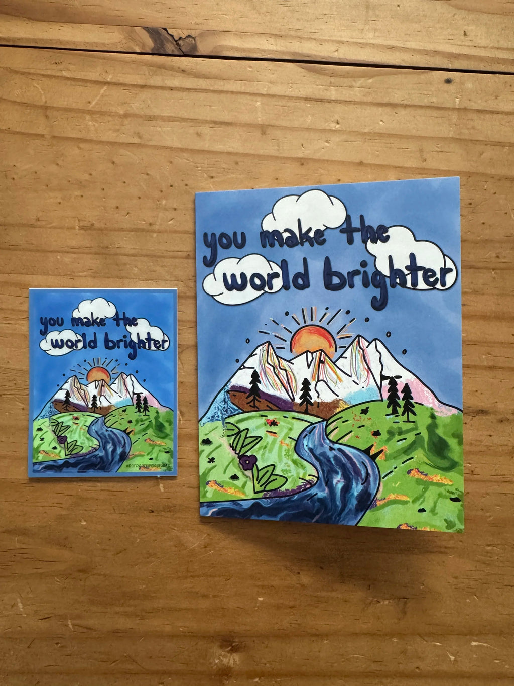 You Make the World Brighter Sticker