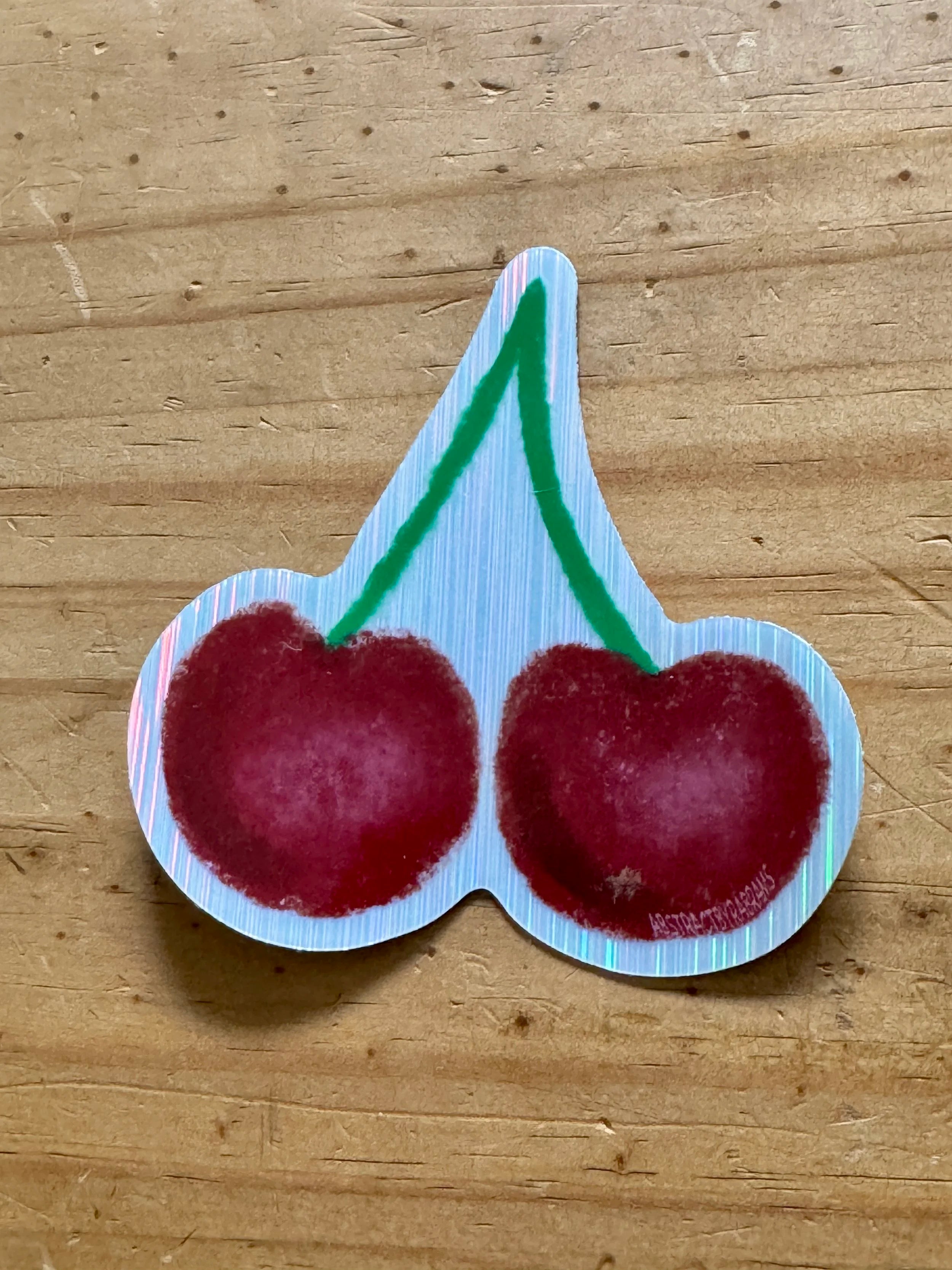 Hand Drawn Cherry Sticker