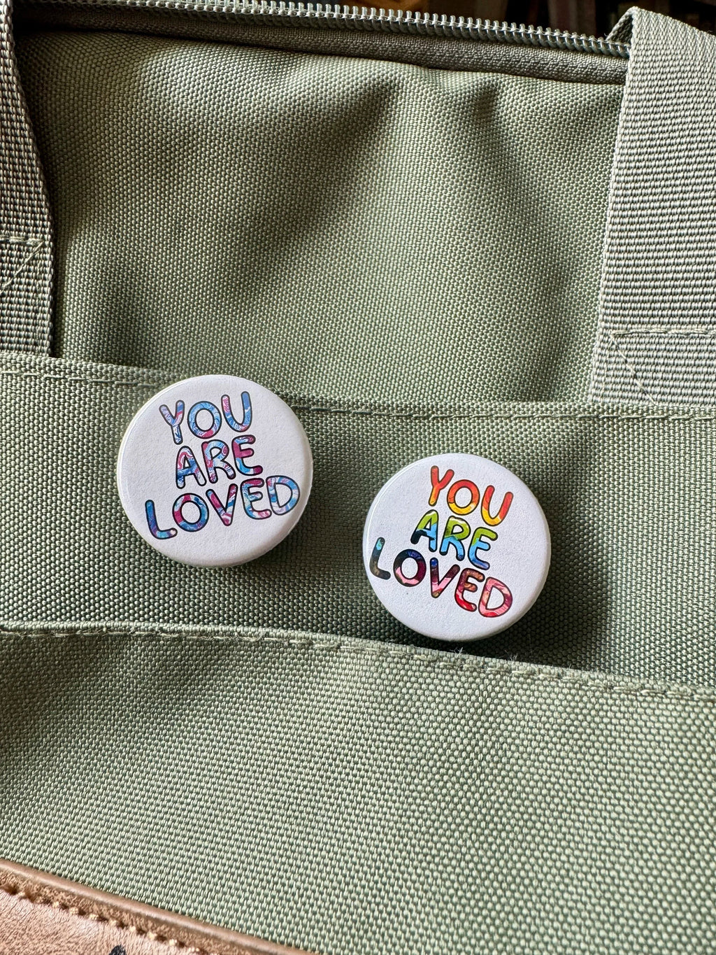 Trans Pride You are Loved 1.25" Button
