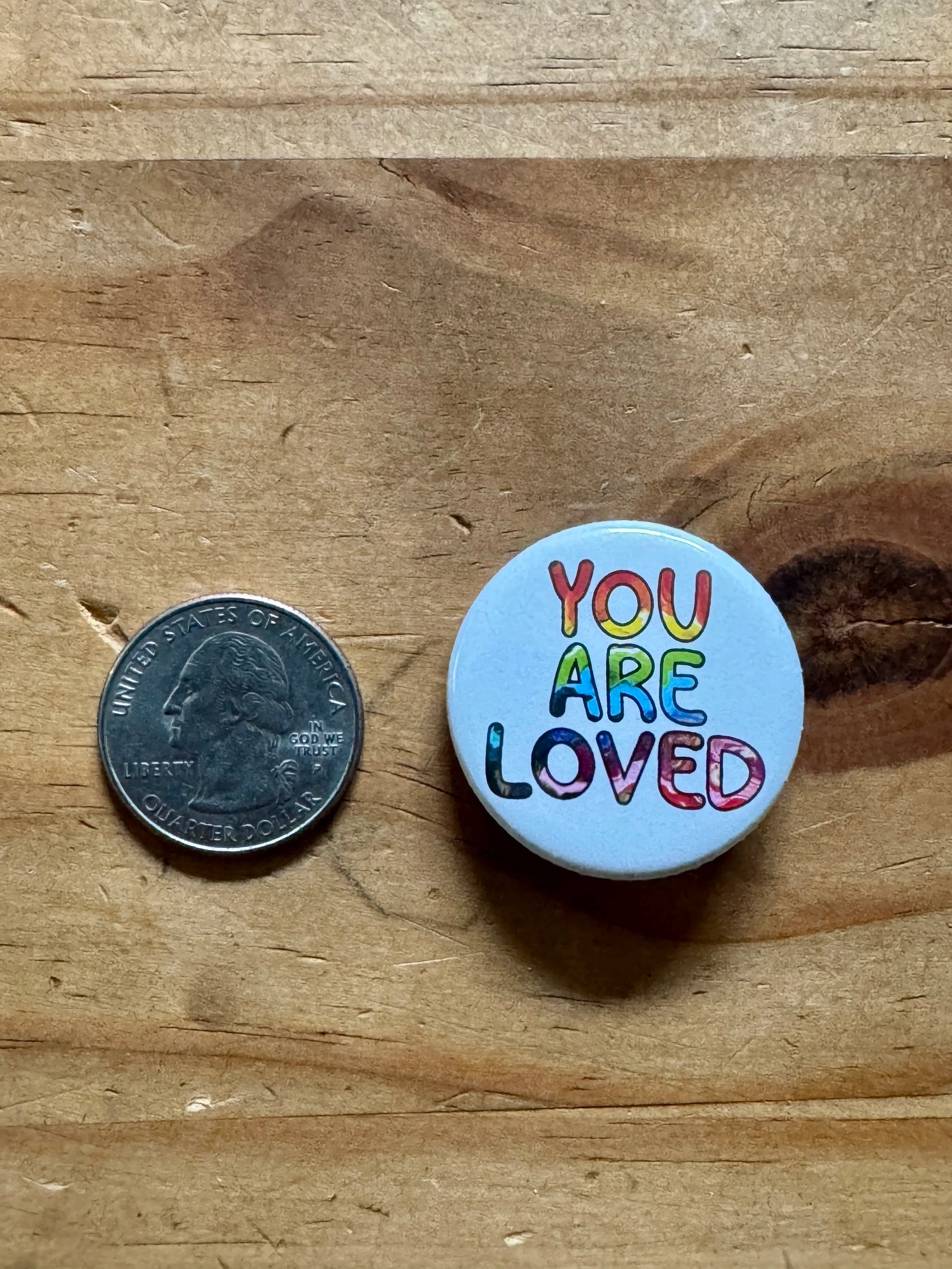 Rainbow Hate is Treyf 1.25" Button