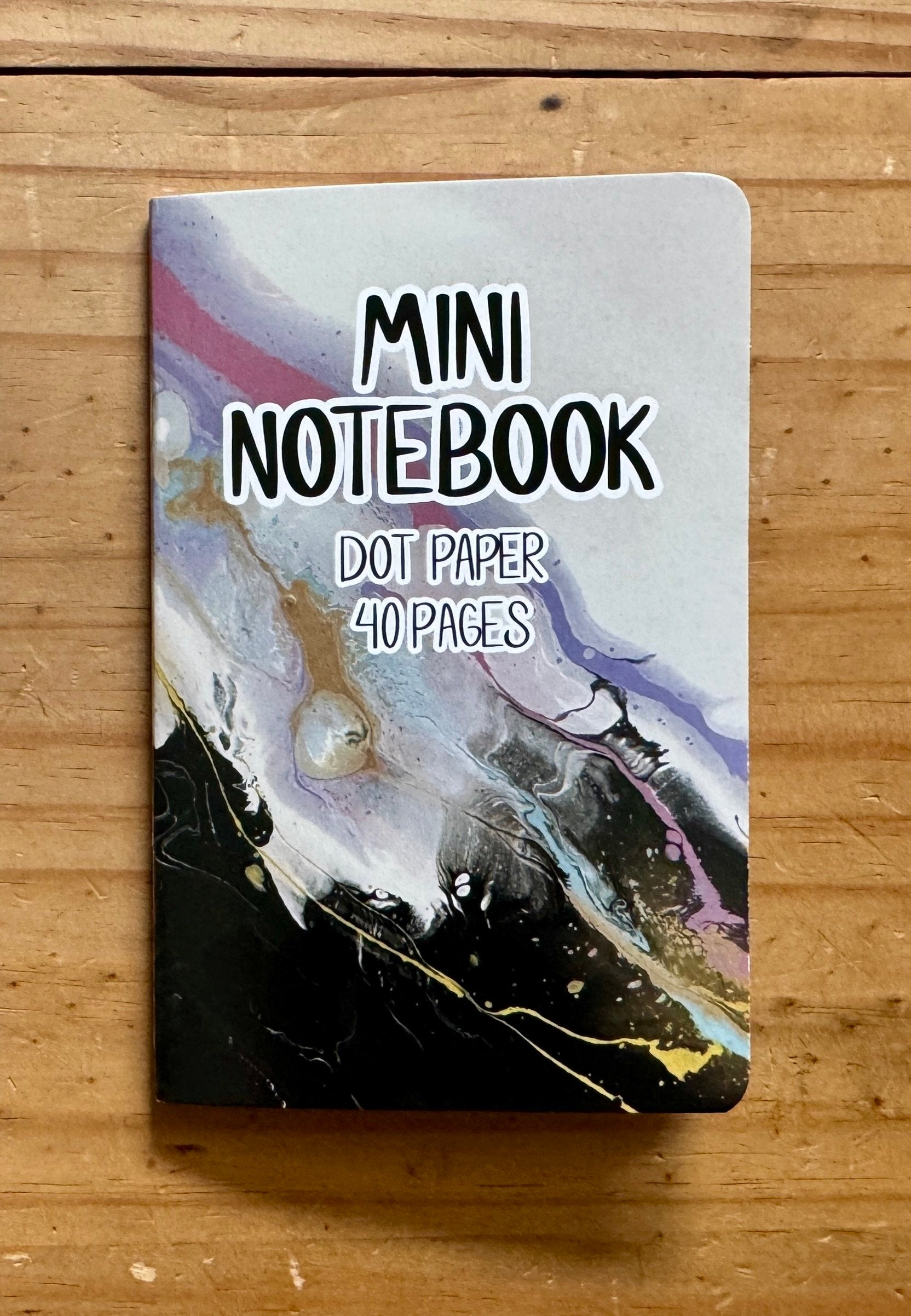 Purple, Pink, Blue Pocket Notebook - 3.5"x5.5"