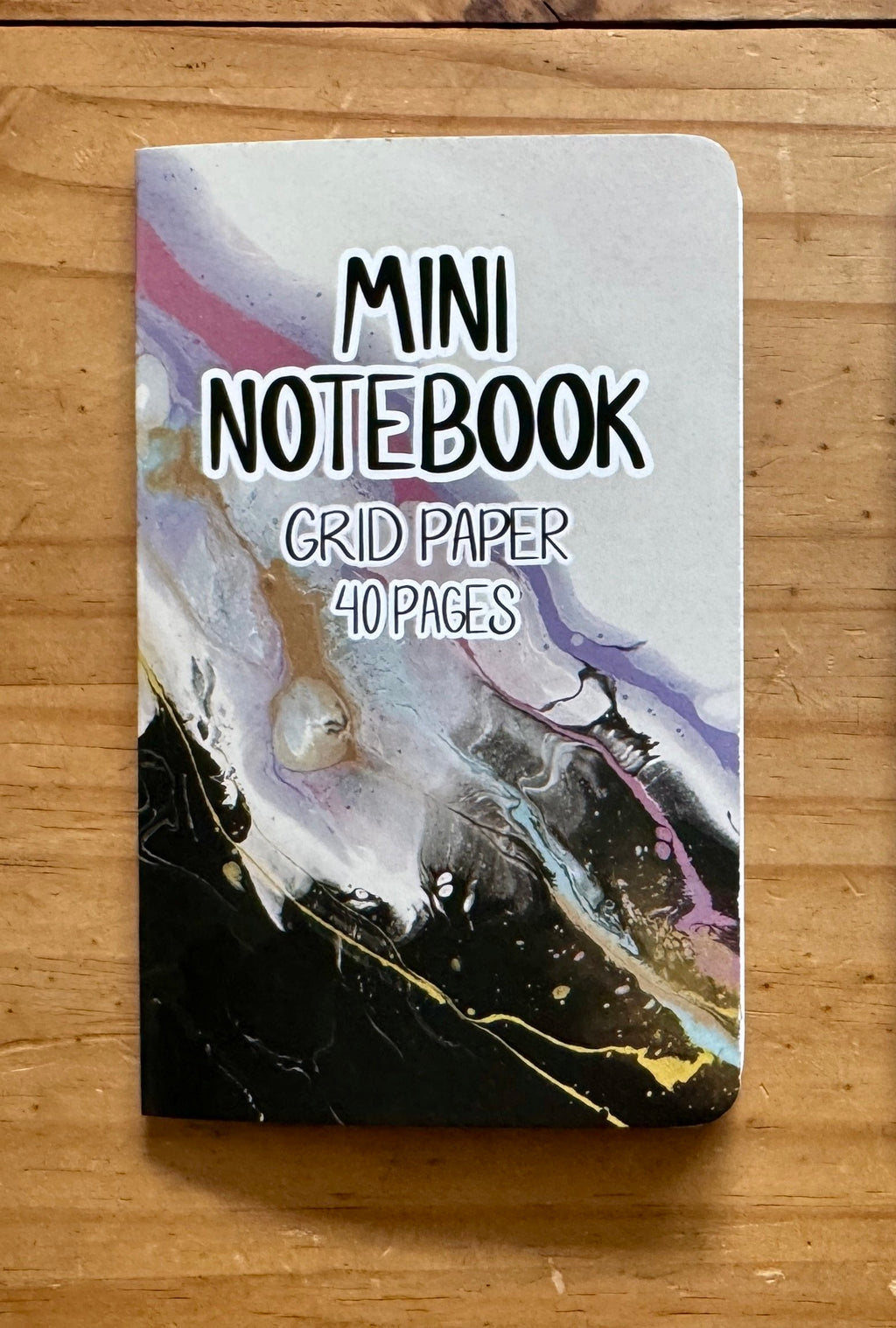 Purple, Pink, Blue Pocket Notebook - 3.5"x5.5"