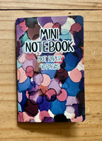Blue Pink Purple Dot Pocket Notebook - 3.5"x5.5" - LGBTQ+