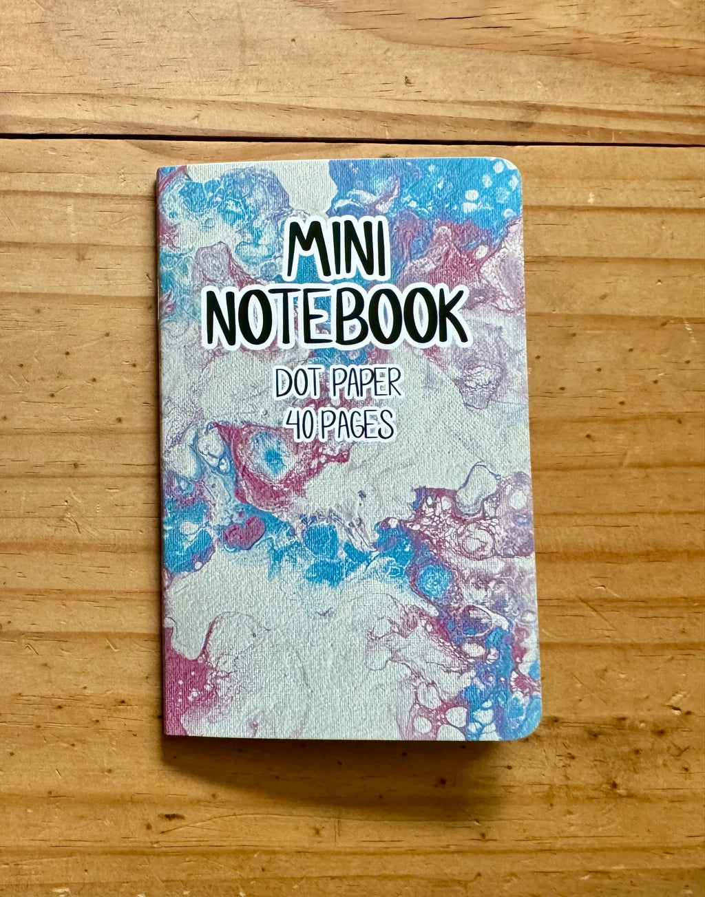 Pink and Blue Pocket Notebook - 3.5"x5.5" - LGBTQ+ Trans Pride