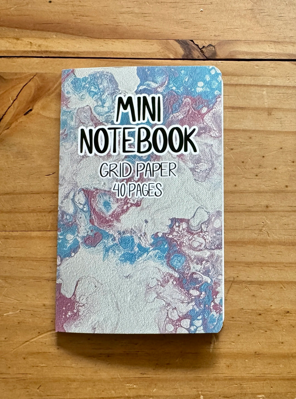 Pink and Blue Pocket Notebook - 3.5"x5.5" - LGBTQ+ Trans Pride