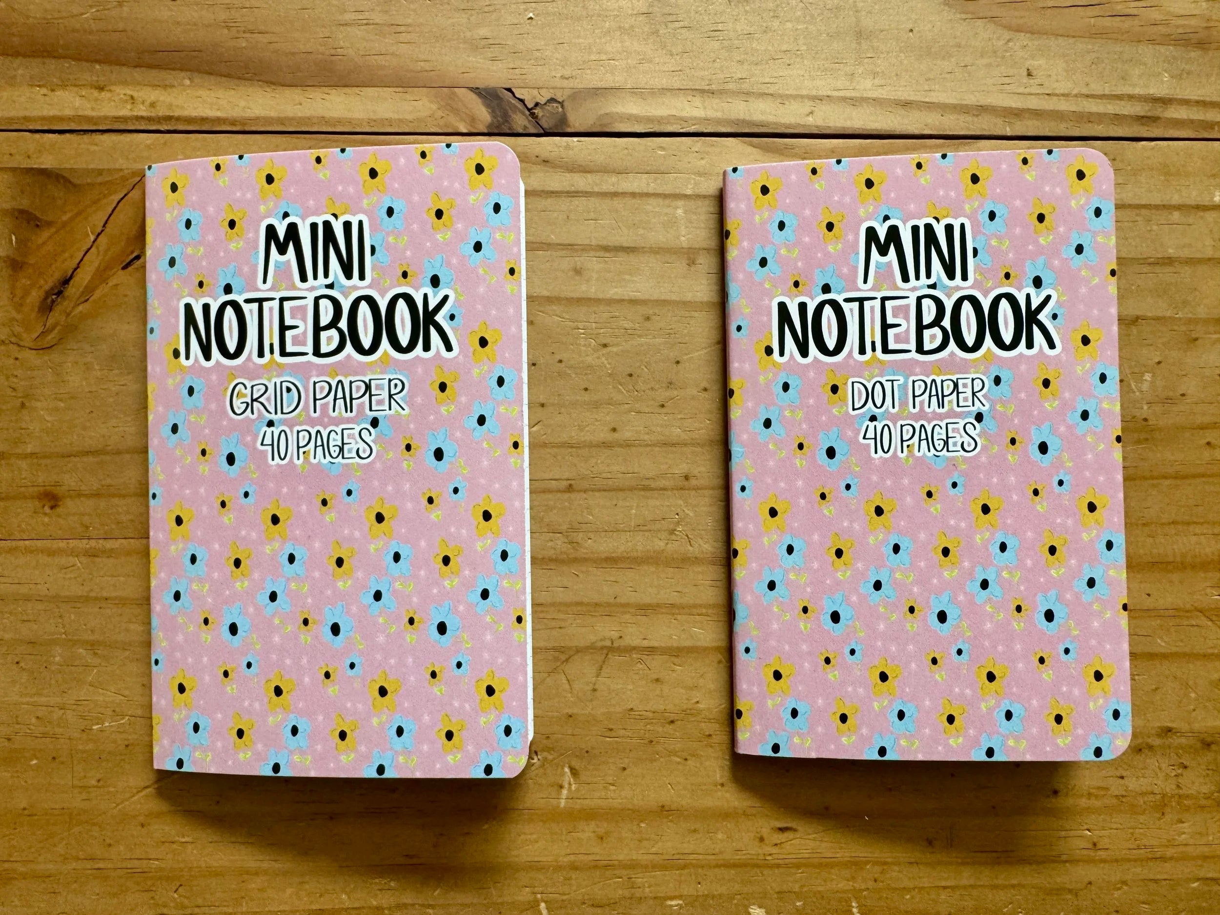 Pink, Yellow Floral Pocket Notebook Pocket Notebook - 3.5"x5.5" - LGBTQ+