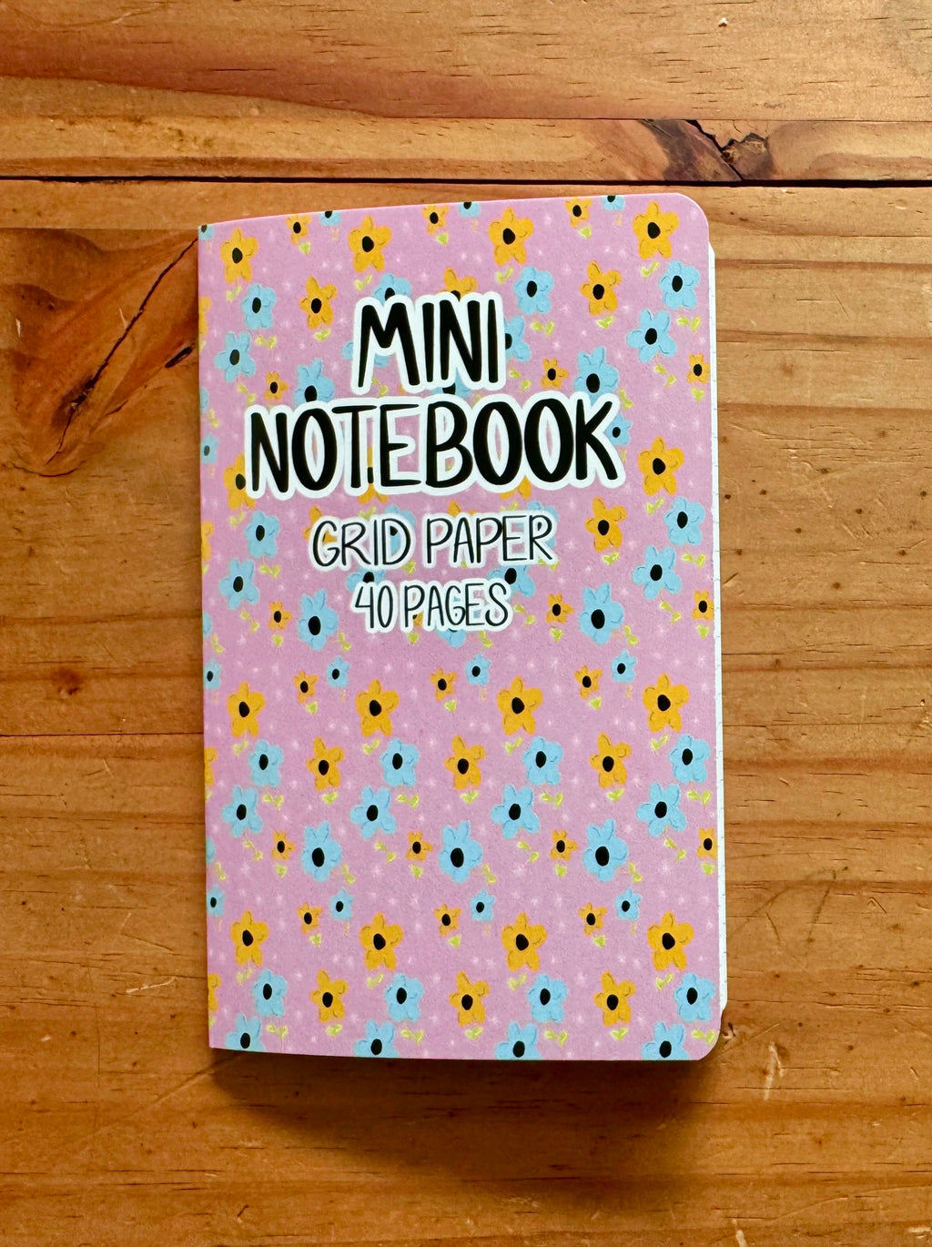 Pink, Yellow Floral Pocket Notebook Pocket Notebook - 3.5"x5.5" - LGBTQ+