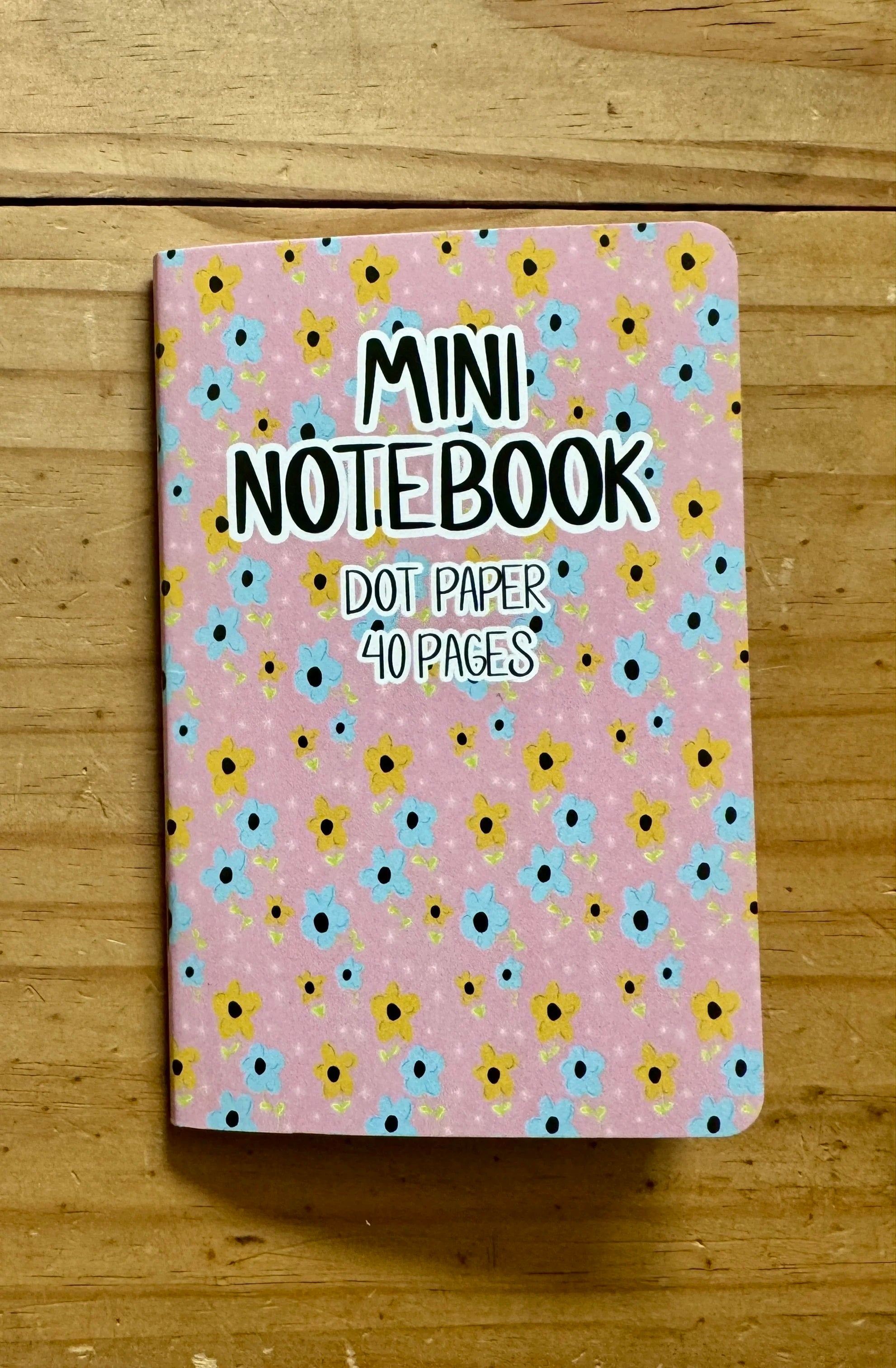 Pink, Yellow Floral Pocket Notebook Pocket Notebook - 3.5"x5.5" - LGBTQ+