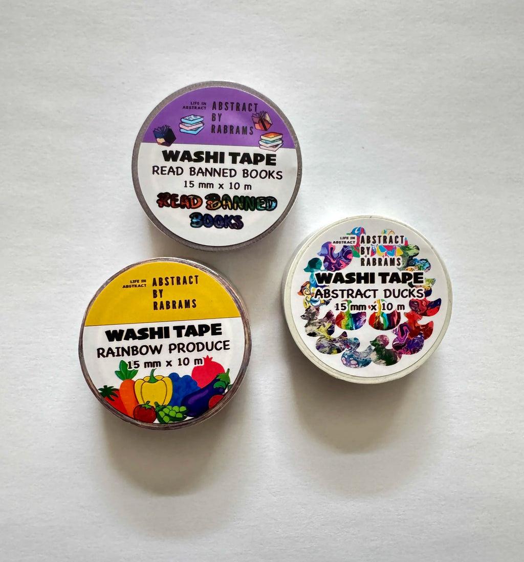 Rainbow Produce Washi Tape