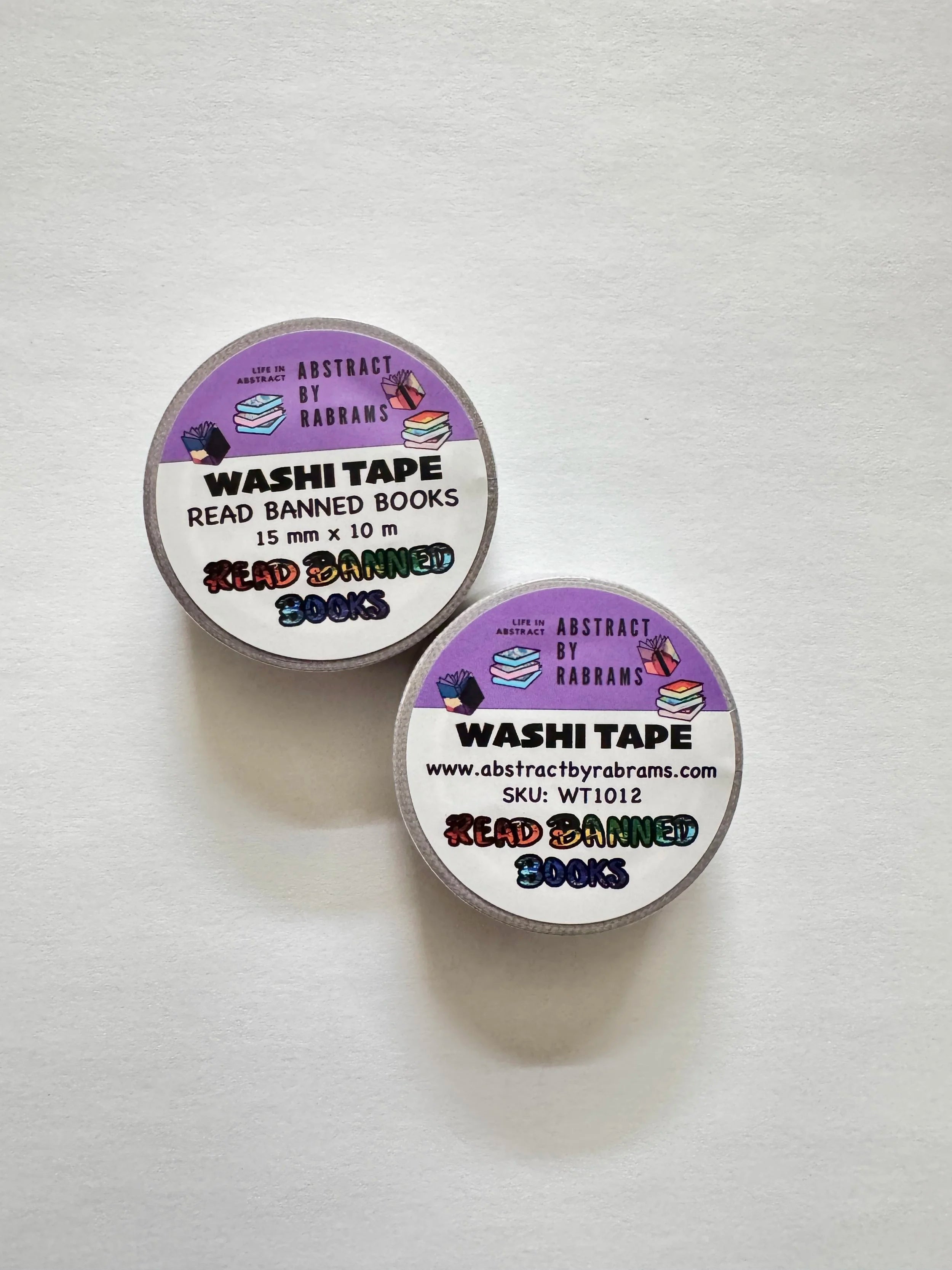 Read Banned Books Washi Tape