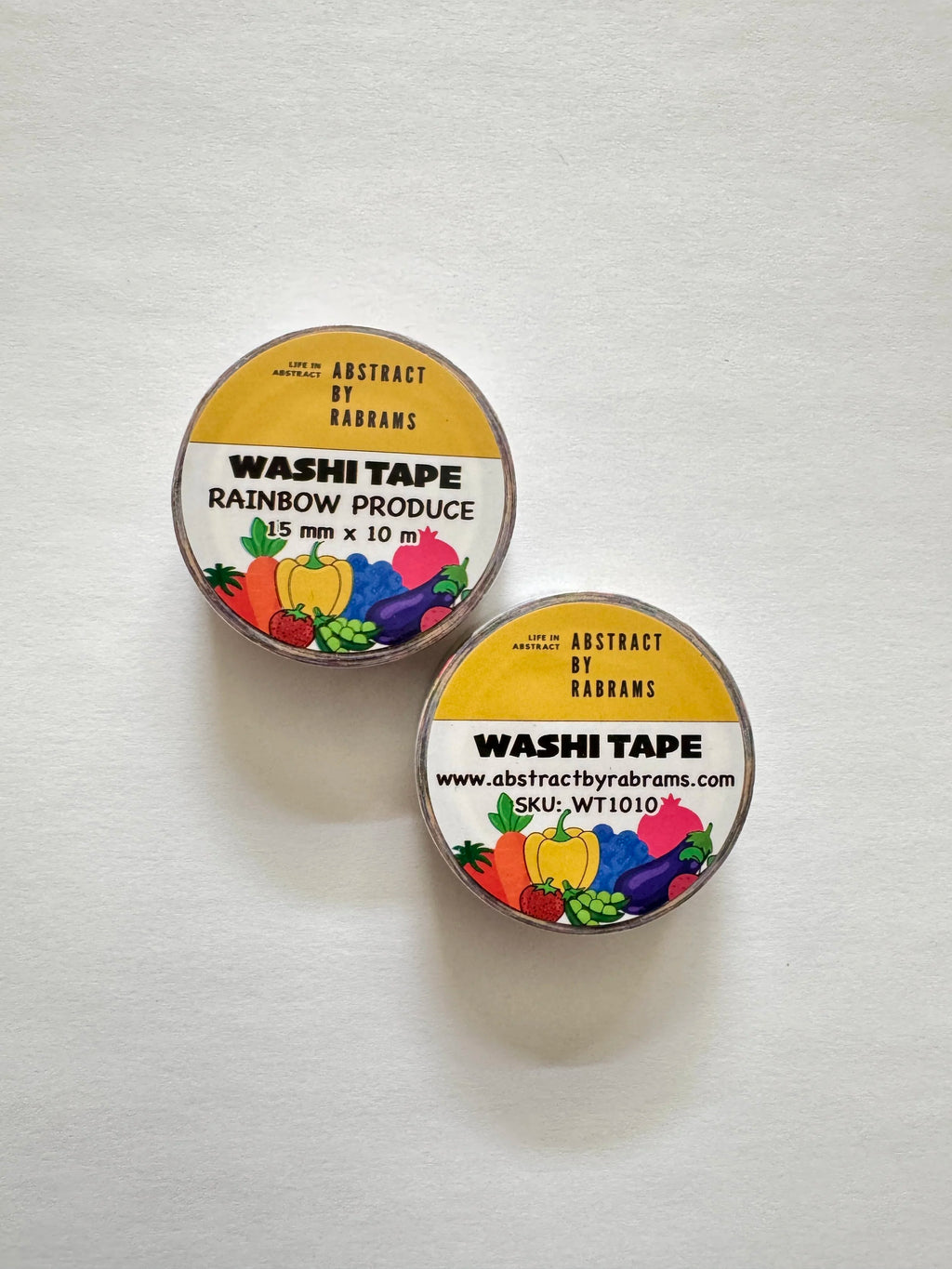 Rainbow Produce Washi Tape