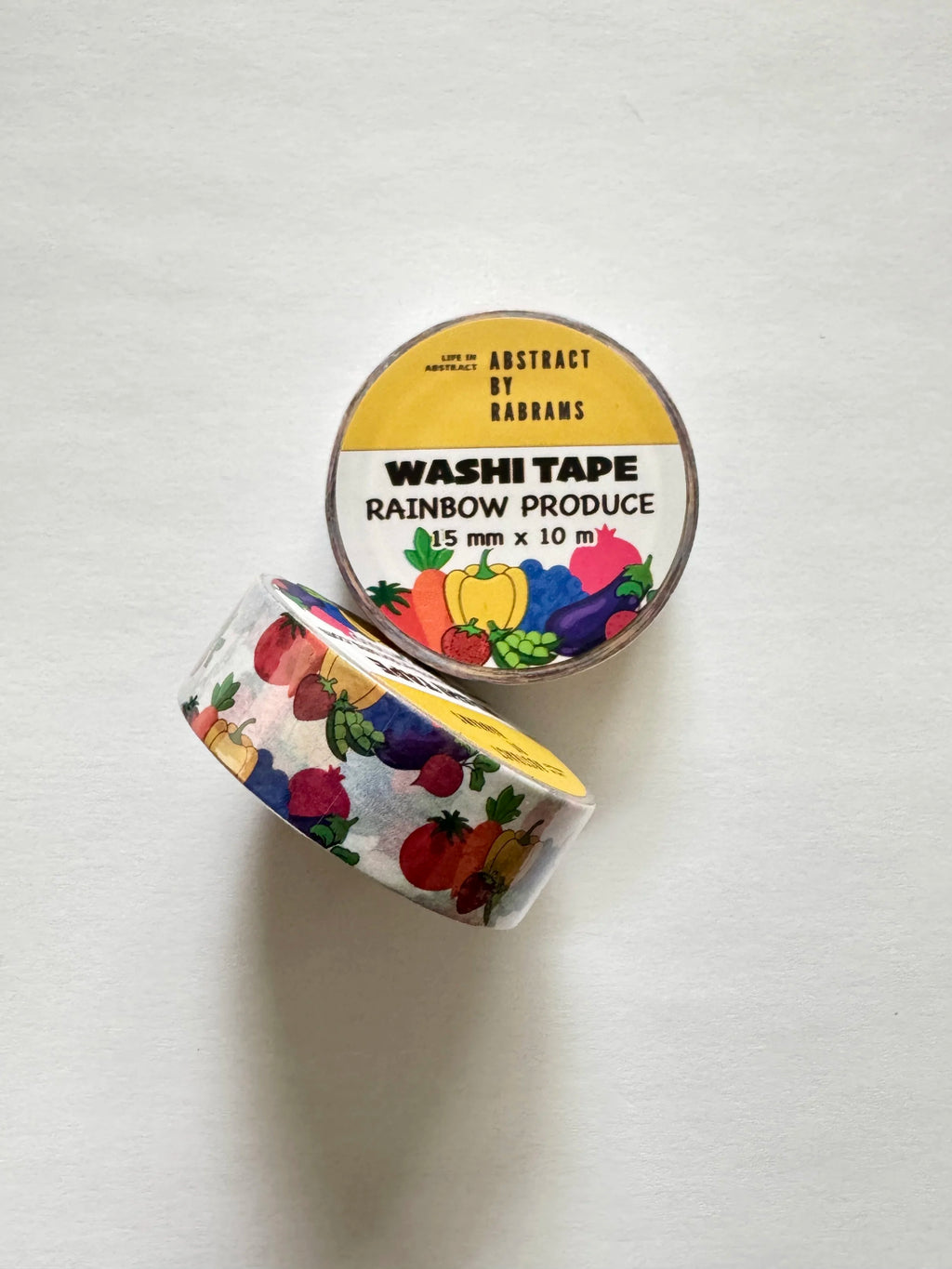 Rainbow Produce Washi Tape