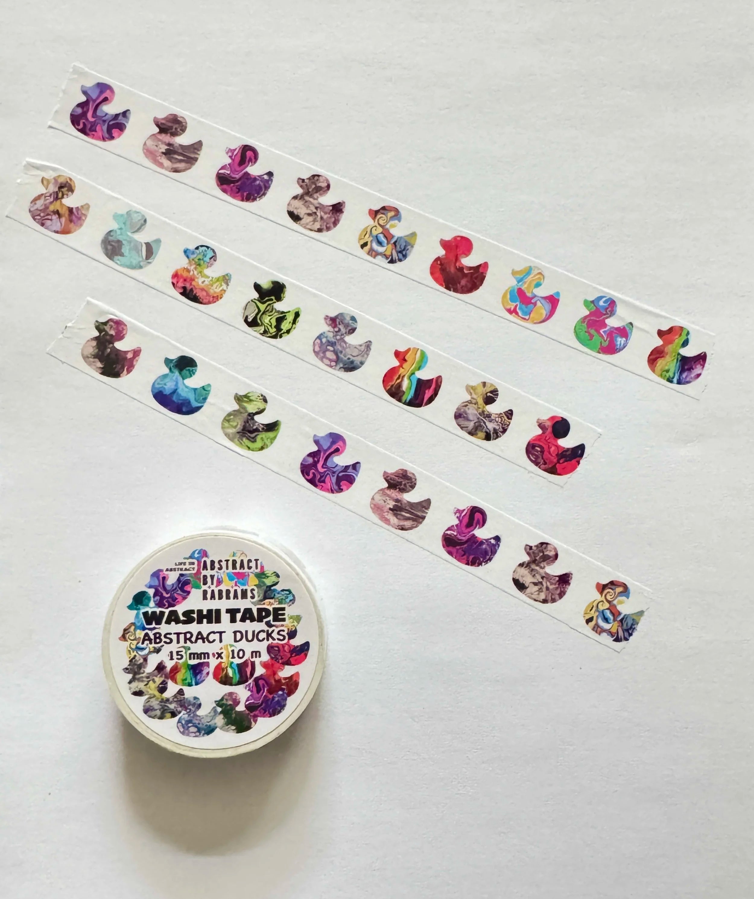 Rainbow Ducks Washi Tape