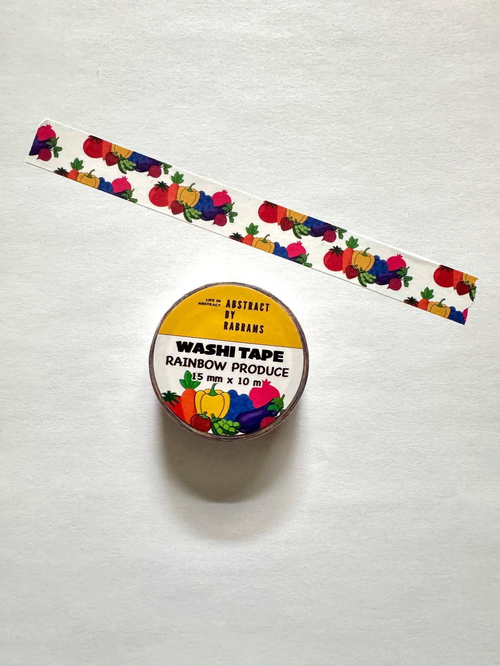 Rainbow Produce Washi Tape