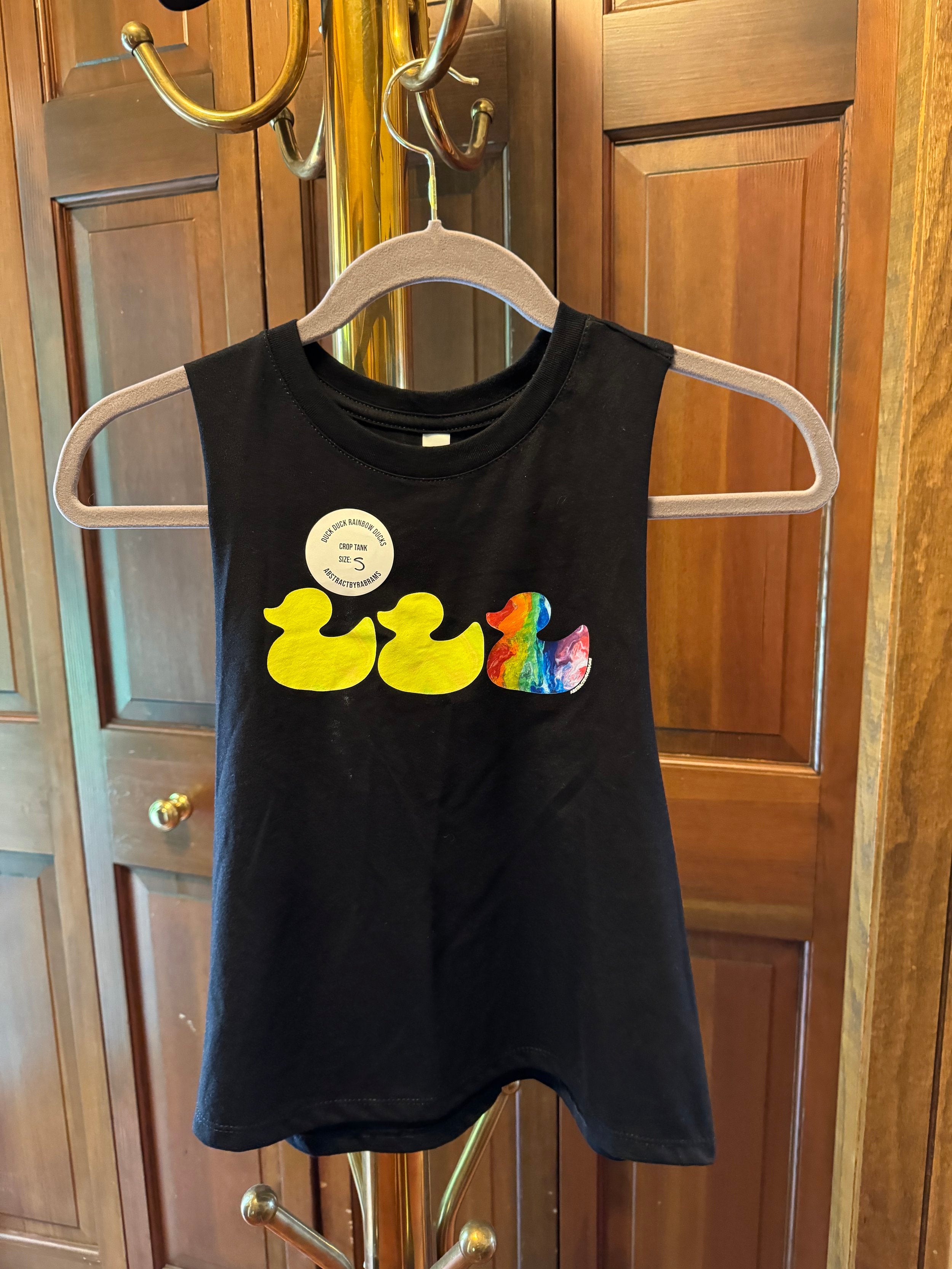 Rainbow Duck Crop Tank