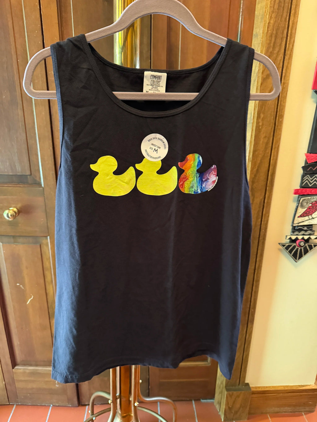 Rainbow Duck Unisex Tank