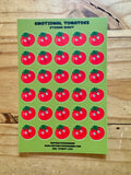 Emotional Tomatoes Sticker Sheet