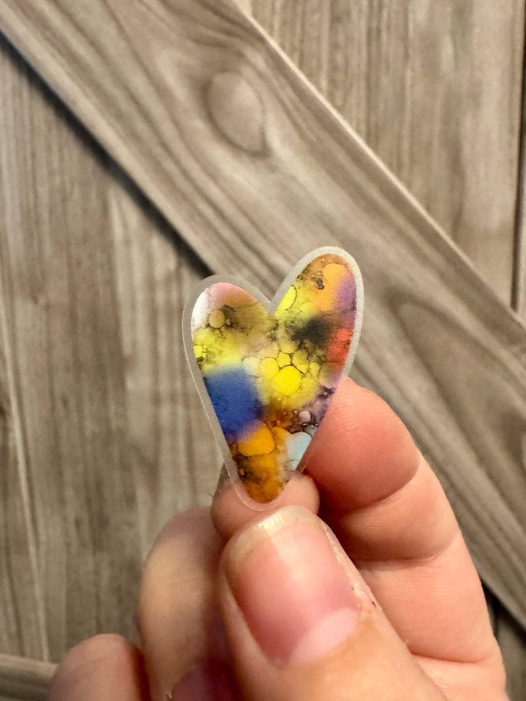 Rainbow Hearts Sticker Sheet