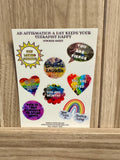Affirmations Sticker Sheet