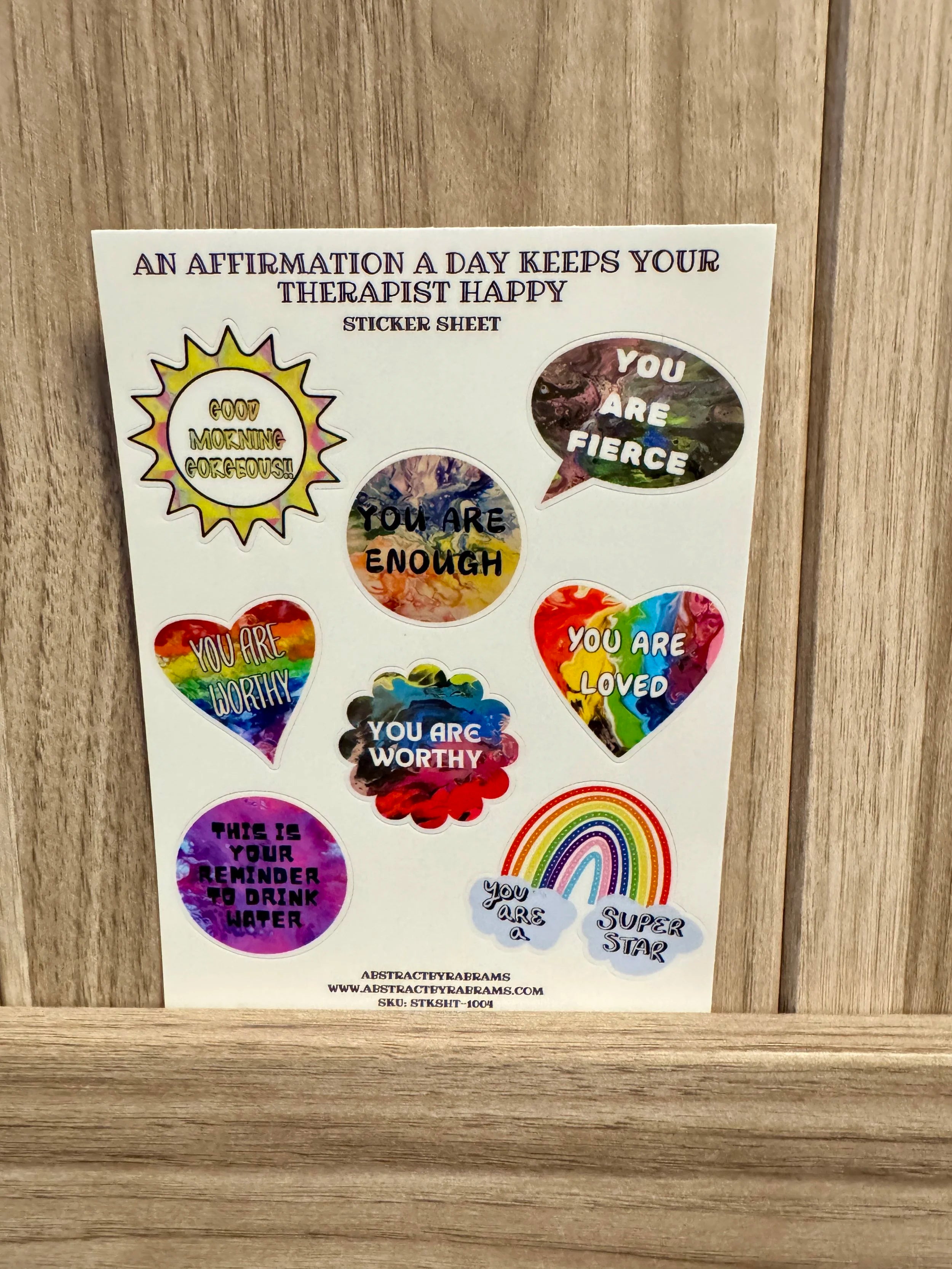 Affirmations Sticker Sheet