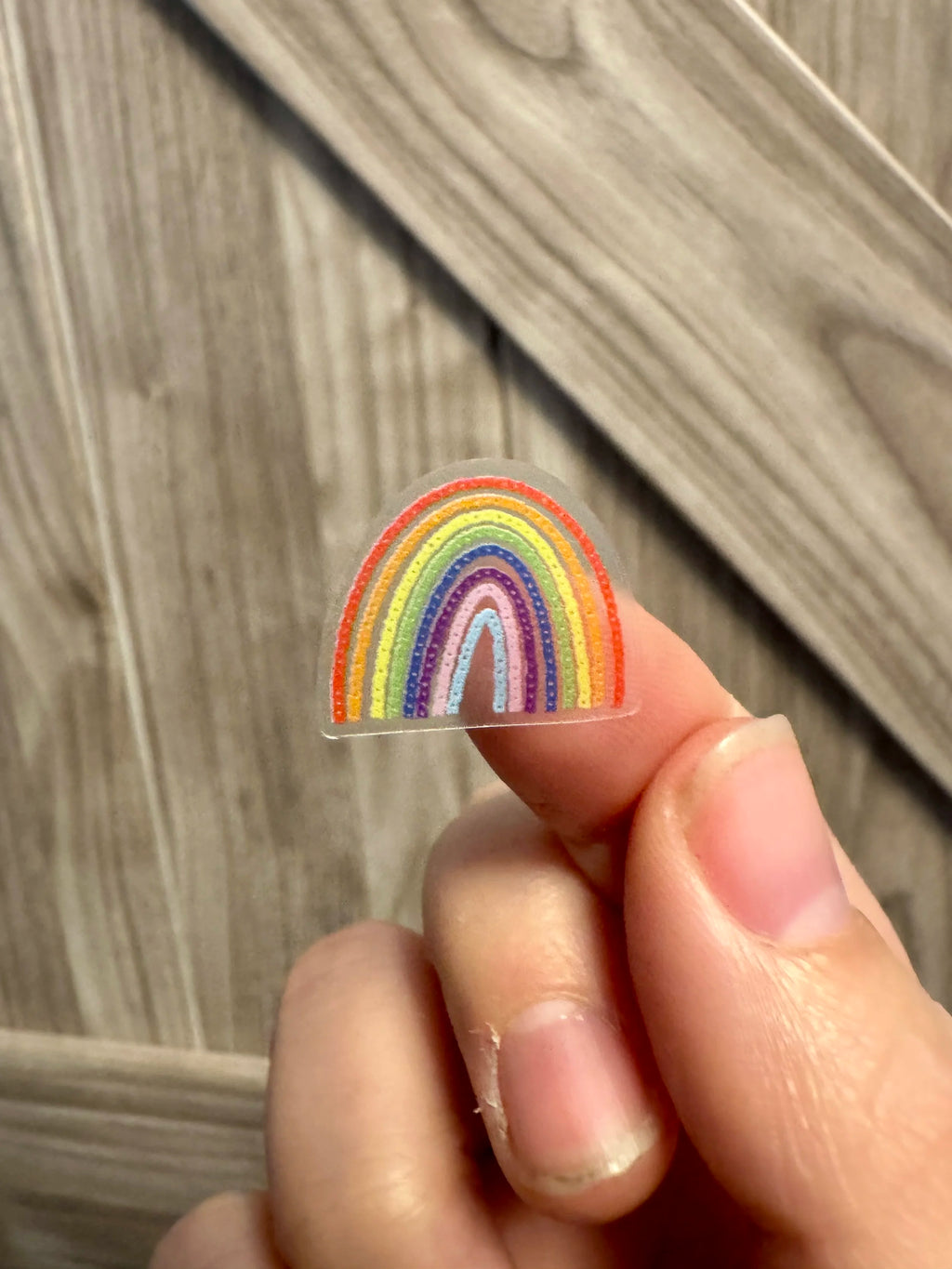 Repeating Progress Pride Rainbows Sticker Sheet
