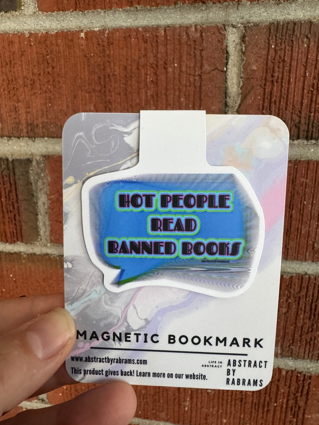 Hot People Read Banned Books Magnetic Bookmark
