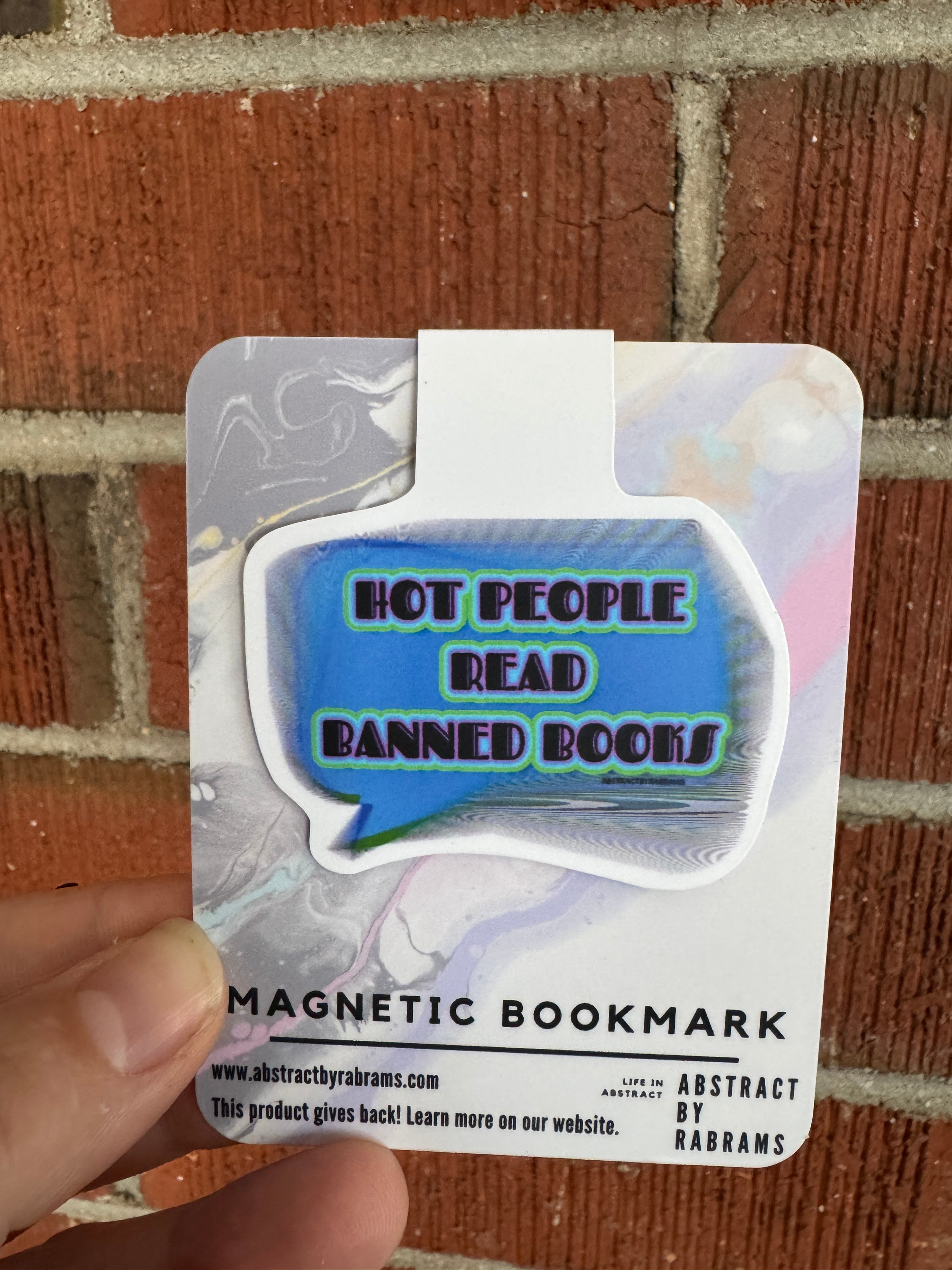Hot People Read Banned Books Magnetic Bookmark