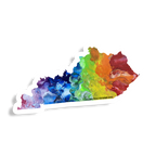 Kentucky State Sticker - Trans Pride - Rainbow - LGBTQ