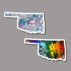 Oklahoma State Sticker - Vinyl - Waterproof - LGBTQ - Trans
