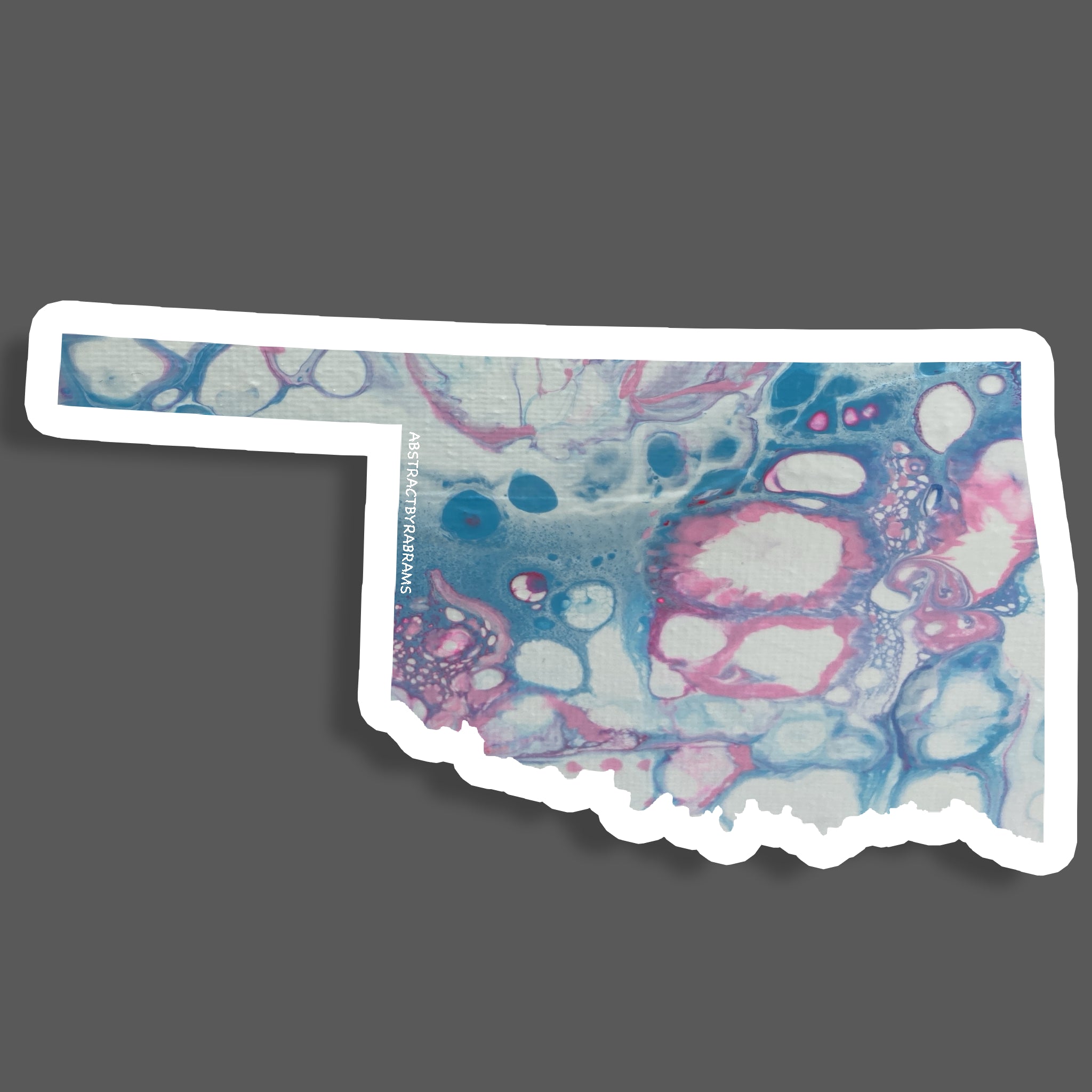 Oklahoma State Sticker - Vinyl - Waterproof - LGBTQ - Trans
